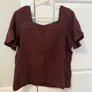Madewell Harlow Square Neck Top